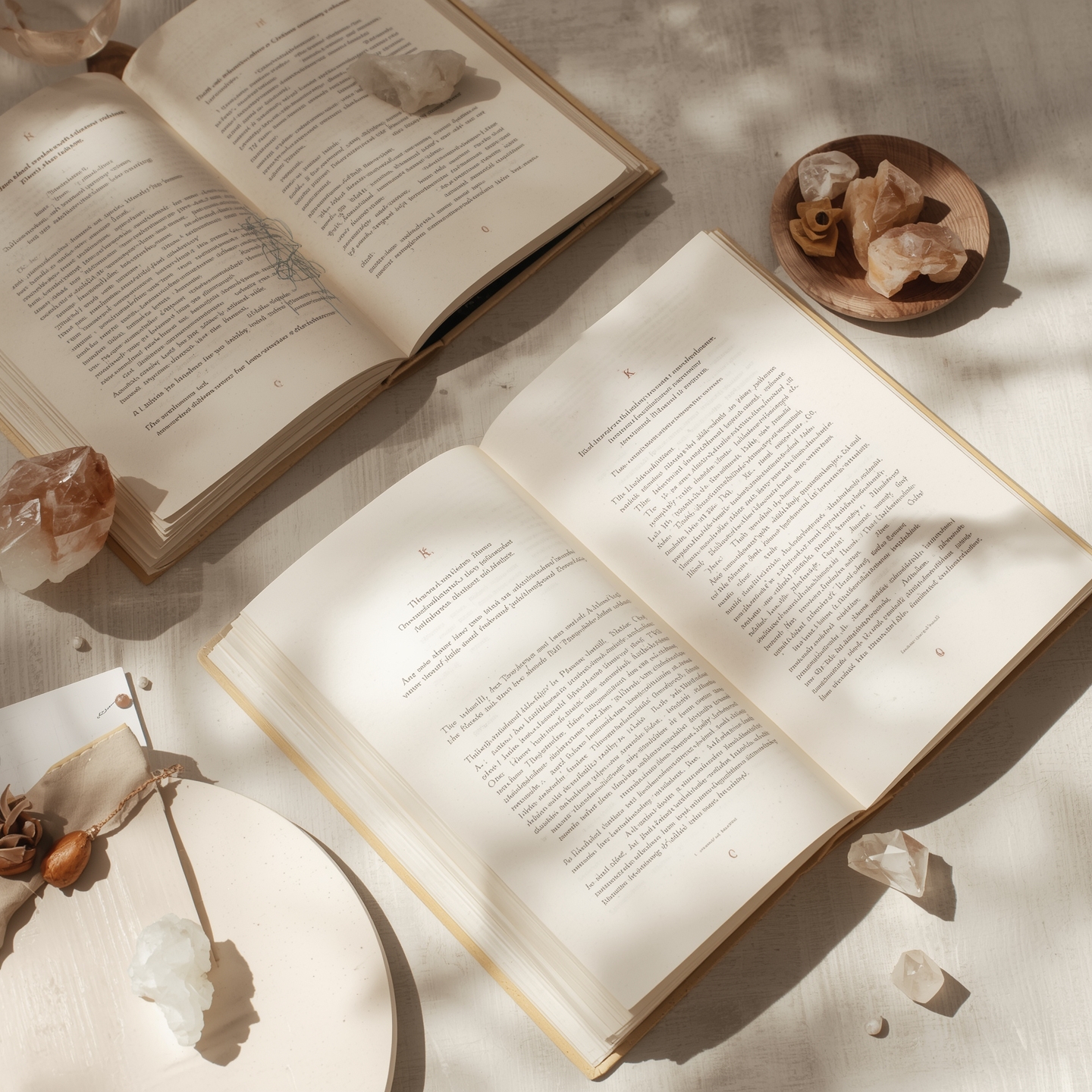 Ursus Libris – Lucid Origin Minimalist flatlay or lifestyle scene in warm neu 0 1